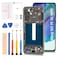 Olivechard S21 FE 5G G990 OEM Original LCD Display Graphite Frame for Samsung Galaxy S21 FE SMG990uu1wbe 64 LCD Screen Display Replacement Touch Digitizer Assembly Kit Dynamic amoled