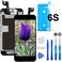 Brinonac for iPhone 6s Screen Replacement Black Touch Display LCD Digitizer Full Assembly with Complete Repair Tools and Screen Protector