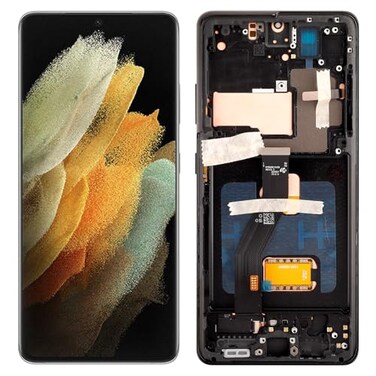 SwarKing TFT Digital Display Replacement Compatible with for Samsung Galaxy S21 Ultra 5G G998 G998B G998U No Fingerprint LCD Display Touch Screen Digitizer Assembly with Repair Tools68inch