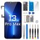 DGSCSMY for iPhone 13 Pro Max Screen Replacement 67 LCD Display Digitizer with Earpiece Ambient Light Sensor 3D Touch Full Assembly Repair Proximity Sensor Tools Kit A2643 A2484 A2641 A2644 A2645