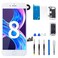 DGSCSMY for iPhone 8 Screen Replacement for iPhone SE 2020 White 47 with Home Button Full Assembly Front Camera Earpiece Speaker 3D Touch LCD Display Digitizer Glass Fix Tools kit A1863 A1905 A1906