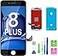FFtopu for iPhone 8 Plus Screen Replacement Black iPhone 8 Plus LCD Display Touch Screen Digitizer Frame Full Assembly Set with Free Repair Tool Kit for iPhone 8 Plus 55