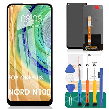 SRJTEK for OnePlus Nord N100 LCD Screen Replacement BE2013 LCD Display BE2015 Touch Digitizer Compatible with Model BE2011 BE2012 Assembly Repair Parts Kits