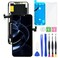 HXAQGP for iPhone 11 Pro Max LCD Display FHD Screen Replacement 3D Touch Digitizer Frame Full Assembly with Repair Tools Kit for 65 inch A2218 A2161 A2220Waterproof AdhesiveScreen Protector