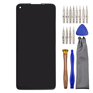 Sunways Complete Screen Repair LCD Digitizer Screen Replacement for Motorola Moto G9 Plus XT20871 Black