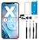 SIMDOG NOT LCD for iPhone X Screen Replacement OLED 58 inch A1865 A1901 A19023D Touch Screen Display Digitizer Repair Kit Assembly with Complete Repair Tools and Screen ProtectorInstallation Tutorial