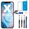 SIMDOG NOT LCD for iPhone X Screen Replacement OLED 58 inch A1865 A1901 A19023D Touch Screen Display Digitizer Repair Kit Assembly with Complete Repair Tools and Screen ProtectorInstallation Tutorial