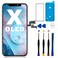 SIMDOG NOT LCD for iPhone X Screen Replacement OLED 58 inch A1865 A1901 A19023D Touch Screen Display Digitizer Repair Kit Assembly with Complete Repair Tools and Screen ProtectorInstallation Tutorial