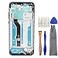 sunways Complete Screen LCD Digitizer Touch Assembly Replacement for Motorola Moto E 2020 XT2052DL with Toolkit and Screen Frame Midnight Blue 62