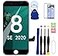 SIMDOG for iPhone 8 SE 2020 2nd Generation Screen Replacement BlackLCD Touch Digitizer with Repair Tools for A2275 A2298 A2296with Screen Protector Black 8G