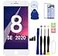 SIMDOG for iPhone 8 SE 2020 2nd Generation Screen Replacement BlackLCD Touch Digitizer with Repair Tools for A2275 A2298 A2296with Screen Protector White 8G
