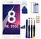SIMDOG for iPhone 8 SE 2020 2nd Generation Screen Replacement BlackLCD Touch Digitizer with Repair Tools for A2275 A2298 A2296with Screen Protector White 8G