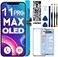 SIMDOG OLED for iPhone 11 PRO MAX Screen Replacement 65 Inch NOT LCD Display 3D Touch Frame Assembly Digitizer with Repair Kit Screen Protector for Model A2218 A2220 A2161