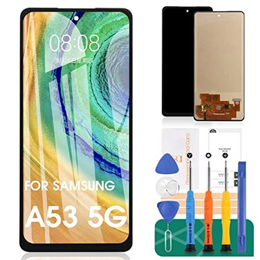 SRJTEK INCELL for Samsung A53 5G Screen Replacement for Samsung Galaxy A53 5G LCD Display for SMA536B SMA536BDS SMA536U Digitizer Touch Screen Assembly Replacement NOT AMOLED