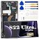 SRJTEK OLED For S22 Ultra 5G Screen Replacement for Samsung Galaxy S22 Ultra 5G LCD for Samsung S22 Ultra 5G Display SMS908 SMS908B Digitizer Touch Screen Assembly Repair Kits with Frame With Fingerpr