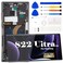SRJTEK OLED For S22 Ultra 5G Screen Replacement for Samsung Galaxy S22 Ultra 5G LCD for Samsung S22 Ultra 5G Display SMS908 SMS908B Digitizer Touch Screen Assembly Repair Kits with Frame With Fingerpr