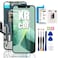 EFAITHFIX for iPhone XR Screen Replacement COF 61 Inch LCD Screen Frame Assembly 3D Touch Display Screen Digitizer for A1984A2105A2106A2108 with Repair Tools kit Tempered Glass Waterproof Adhesive