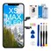 EFAITHFIX for iPhone Xs MAX OLED Screen Replacement NOT LCD 65 inch Display Digitizer 3D Touch Screen Full Assembly with Repair Kit Waterproof Adhesive Tempered Glass A1921A2101A2102A2103A2104