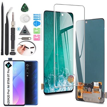 YWLRONG Display for Xiaomi Mi 9TMi 9T ProRedmi K20K20 Pro AMOLED Screen Replacement Touch Digitizer Assembly with KitBlack