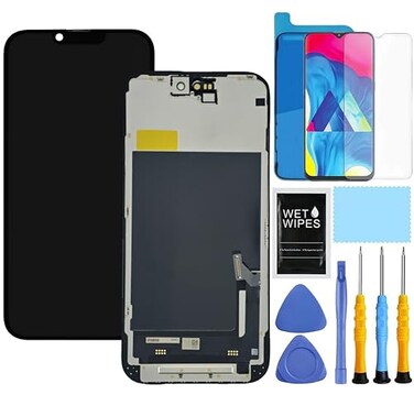 ZTOOYO for iPhone 15 Screen Replacement for iPhone 15 Screen Replacement kit for iPhone 15 LCD Display digitizer A2846 A3089 A3092 A3090 Touch Screen Assembly with Repair Tools 61 inch Black