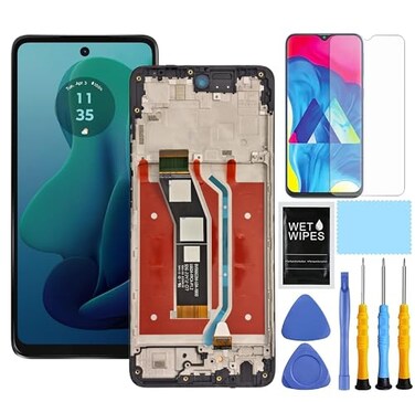 ZTOOYO for Motorola G 5G 2024 Version Screen Replacement for Moto G 5G 2024 Screen Replacement Kit with Frame XT2417 XT24171 XT2417D LCD Display digitizer Touch Screen Assembly 66 inch