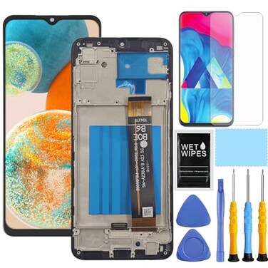 ZTOOYO for Samsung Galaxy A23 5G Screen Replacement with Frame for Samsung A23 a236u a236a a236w a236b S237vl S236dl LCD Display digitizer Touch Screen Assembly with Repair Tools 66Not for A23 4G