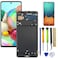 HQB-STAR LCD Display Touch Screen Digitizer Assembly with Frame Replacement for Samsung Galaxy A71 4G SMA715F SMA715FDS SMA715FDSN 67Tools NOT for A71 5G