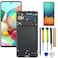 HQB-STAR LCD Display Touch Screen Digitizer Assembly with Frame Replacement for Samsung Galaxy A71 4G SMA715F SMA715FDS SMA715FDSN 67Tools NOT for A71 5G