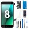 Risidamoy for iPhone 8 Screen Replacement with Home Button 47 Black LCD Display for iPhone SE 2nd 2020 3D Touch Digitizer Full Assembly Repair Kit Front Camera Speaker Fix Tools A1863 A1905 A1906