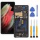 ZTOOYO AMOLED for Samsung Galaxy S21 Ultra 5G Screen Replacement with Frame for Samsung S21 Ultra Screen Replacement kit SMG998u G998a G998w LCD Touch Display digitizer with Tools Black