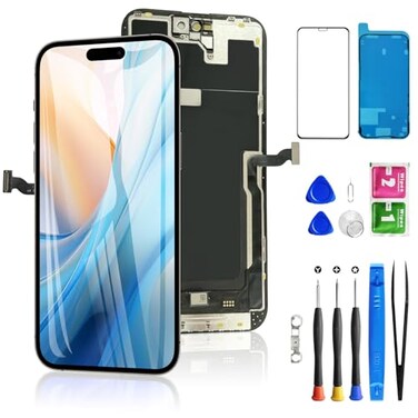 Diykitpl for iPhone 14 Pro Max Screen Replacement 67 Inch 3D Touch LCD Display for A2894 A2651 A2893 A2896 A2895 with Repair Tools KitWaterproof Frame StickerTempered Glass