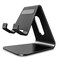 CreaDream Cell Phone Stand Cradle Holder Aluminum Desktop Stand Compatible with Switch All Smart Phone iPhone 11 Pro Xs Max Xr X Se 8 7 6 6s Plus SE 5 5sBlack