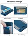 ExtreLife 2in1 Magsafe Wallet Open ID Window Magnetic Wallet for iPhone 17161514 Pro Max14 Pro1414 Plus1312 SeriesAdjustable Stand 9 Cards Holder Vegan Leather Blue