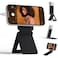 MOFT Phone Stand Magnetic Phone Tripod Stand StainResistant MOVAS Leather Angle Adjustment Strong Magnets Tripod for iPhone 171615141312 Included Metal RingJet Black