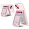 ExtreLife For Magsafe Wallet Stand Strongest Magnetic Wallet for iPhone 171615141312 Series Adjustable Stand ID Window 4 Card Slots 10 Cards Holder Vegan Leather RFID Blocking Pink