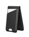 Mujjo Magsafe Compatible Leather Wallet Stand Black