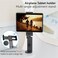 Huogantom Airplane Tablet Holder Mount Travel Essential Handsfree Tablet Stand with 360 Degree Rotation Maximum 76 Clamp Opening Compatible with iPadGalaxy Tabs Only Fits 711 Tablets