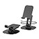 CXTX 360 Rotating Cell Phone Stand for Desk Adjustable Foldable Phone Holder Aluminum Desktop Phone Stand with AntiSlip Base Compatible with iPhone iPad Android Phones K69Black