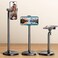 DIMONCOAT Phone Stand for Desk Angle Height Adjustable Phone Holder for Desk Aluminum Alloy Universal iPhone Holder Retractable Cell Phone Stand Recording Office for iPhone 17 16 15 Pro Max S26
