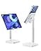 narmle Cell Phone Stand Adjustable Height Phone Stand for Desk Eye Level Desktop Phone Holder Compatible with iPhone Pro Max Samsung and All Mobile Phones up to 10
