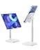 narmle Cell Phone Stand Adjustable Height Phone Stand for Desk Eye Level Desktop Phone Holder Compatible with iPhone Pro Max Samsung and All Mobile Phones up to 10
