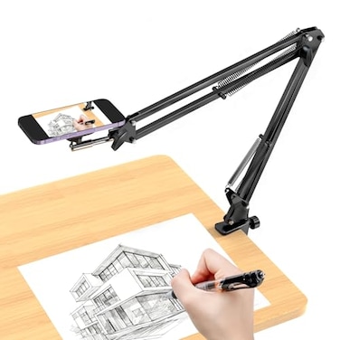 VRIG Select VRIG Overhead Phone Mount Stand for Bed with Magsafe Articulating Arm Cell Phone Holder for Desk Cell Phone Holder for Live Streams Zoom Calls Online Teaching Selfies Remote Working
