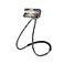 Chapter Seven Universal Smart Mobile Phone StandHanging on Neck Cell Phone Mount Holder Flexible Lazy Bracket DIY Free Rotating for Multiple Functions Black