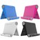 VOVIGGOL 4 Pack Cell Phone Stand for Desk Foldable Cell Phone Holder Mobile Stand Phone Dock Adjustable Tablet Stand Holder Compatible with iPhone 16 15 14 13 12 11 Pro iPad Samsung4 Color