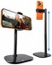 COOPER ChatStand Adjustable Cell Phone Stand for Desk Phone Stand for Recording iPhone Holder for Filming Small iPhone Tripod Soporte para Celular Fits Samsung Android Night Black