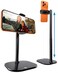 COOPER ChatStand Adjustable Cell Phone Stand for Desk Phone Stand for Recording iPhone Holder for Filming Small iPhone Tripod Soporte para Celular Fits Samsung Android Night Black