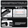 Tackform 7 Long 20mm Ball and Socket Arm DuraLock 20 Series Aluminum Tube Arm Dual 20mm Sockets and Optional AntiTheft Knobs Black