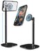 COOPER MagStand Adjustable Magnetic iPhone Stand for Desk Phone Holder for Video Recording Compatible with MagSafe Stand for iPhone 17 Pro Max 1615141312 Small Mag Safe Tripod Black