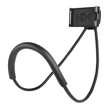 QkonkgnS Lazy Cell Phone Holder Universal Cell Phone Holder for Smart Mobile PhoneHanging on Neck Cell Phone Mount Holder HandsFree Mobile Phone Holder on BedTableb 276 Length for 4767 Size