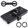 asStylish Twins Carry Magnetic DualPhone Holder for iPhone Android Lightweight Solution for Professionals Travelers Gamers Manage 2 Mobile Phones for Work Personal Use Black General